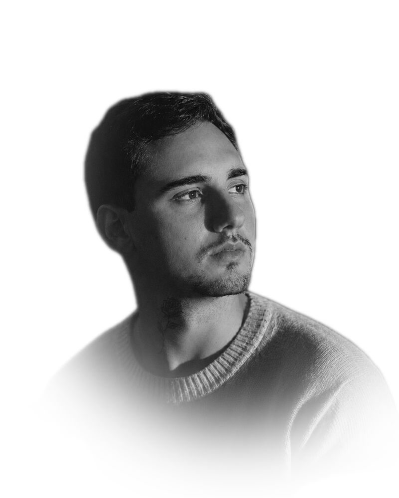 Retrato editorial de Raphael Meres